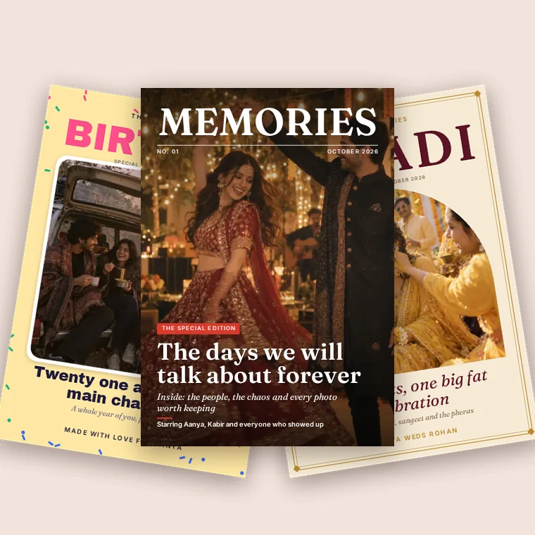 Custom photo magazine cover made with The Last Minute