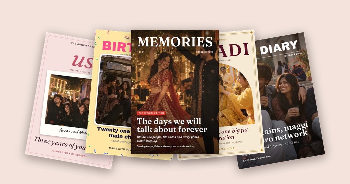 Custom Photo Magazine for Birthday, Wedding & Any Function | The Last ...